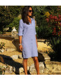 Grey linen dress