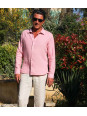 Linen shirt light pink