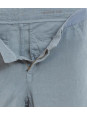 Bermuda lin bleu gris Bermuda lin bleu gris