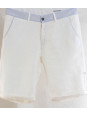Red linen men's short