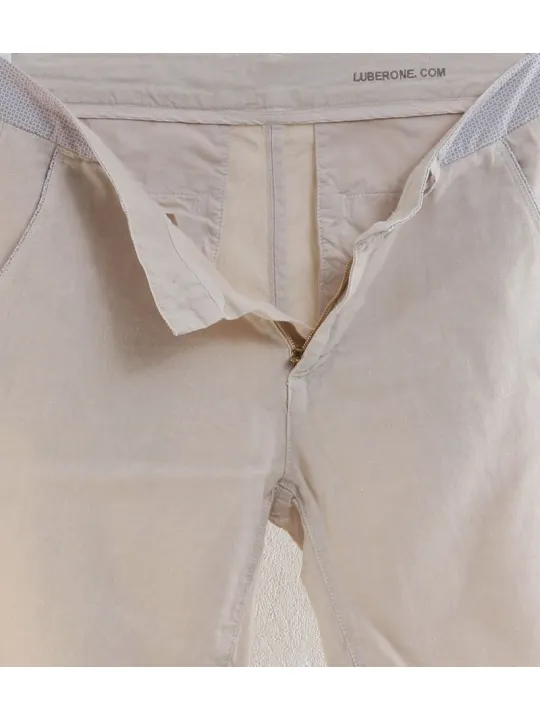 Blue green linen men's short Blue green linen men's short