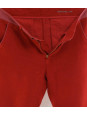 Red linen men's short