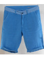 Red linen men's short