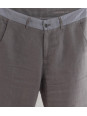 Beige linen men's pants