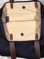 sac lin noir fermeture intérieur