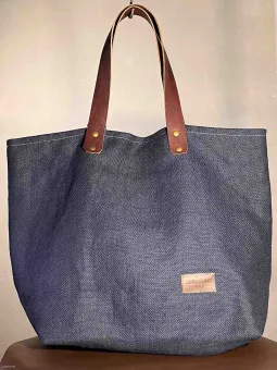 Sac lin fermeture marine face