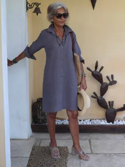 robe-chemise-lin-taupe