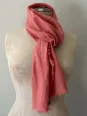 linen scarf ochre