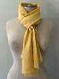 saffron linen scarf