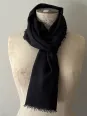 black linen scarf