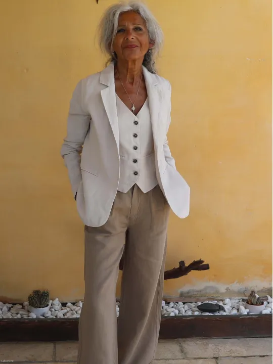 veste en lin pour femme chic et casual