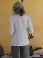 veste en lin pour femme vue de dos