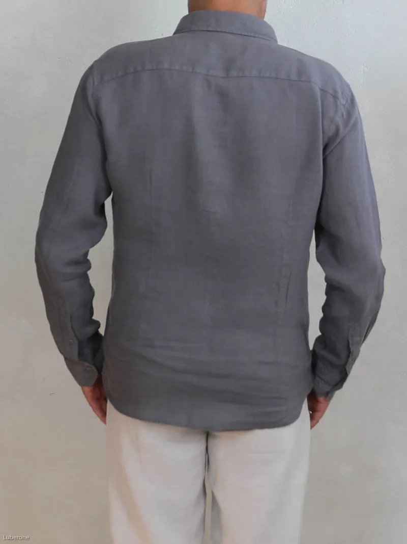 chemise-lin-homme-manches-longues-taupe-dos